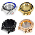 Stainless Steel 42mm Shiny Watch Case Ceramic Bezel Insert SKX007 Divers Fit NH35 36 Movement Parts Wristwatch Tools