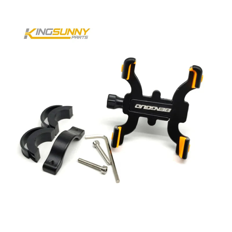Wholesale Accessories Metal Holder Adjustable Phone Holder for Escooter Bike Motorcycle Accessories Scooter Mobile Phone Stand