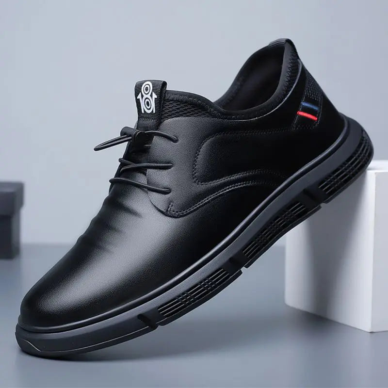 Men's Shoes New Business Casual Shoes in Spring and Autumn Season Breathable Fashion British Style Men's PU Leather Shoes