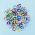 DIY Bags Decorative Accessories 1.2*10mm Colorful Keychain Parts O Ring Stainless Steel 10mm Open Jump Ring