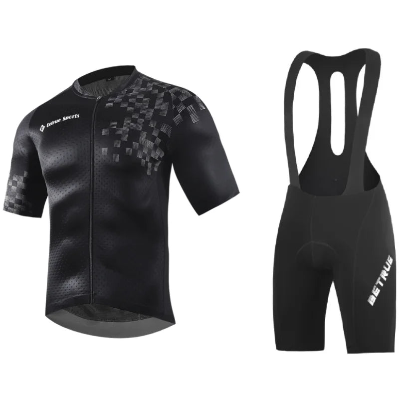 Custom Men Sport Bike Clothing Cycling Jersey Suit Bicycle Shirts Bib Shorts MTB Bike Cycling Set