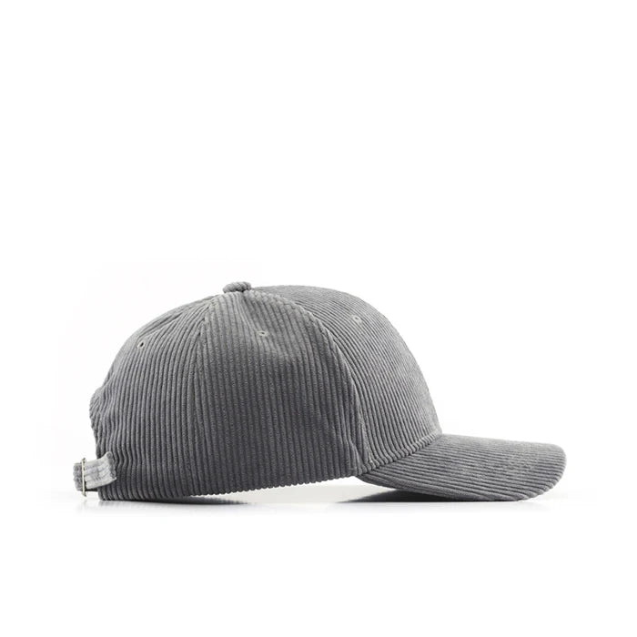 Autumn Soft Adjustable Velvet Suede Structured Sports Hats Baseball Cap