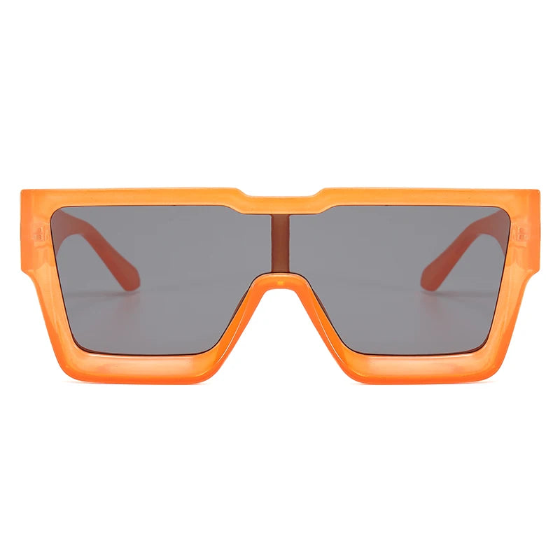 Superhot Eyewear 53500 Fashion 2021 Shades Flat Top Men Women UV400 Oversize Sunglasses