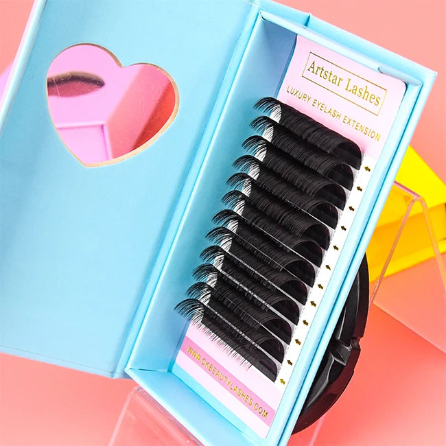 Great Quality Private Label Self Fan Lashes Easy Fans Rapid Blooming Eyelash Extension Mink Individual Lashes