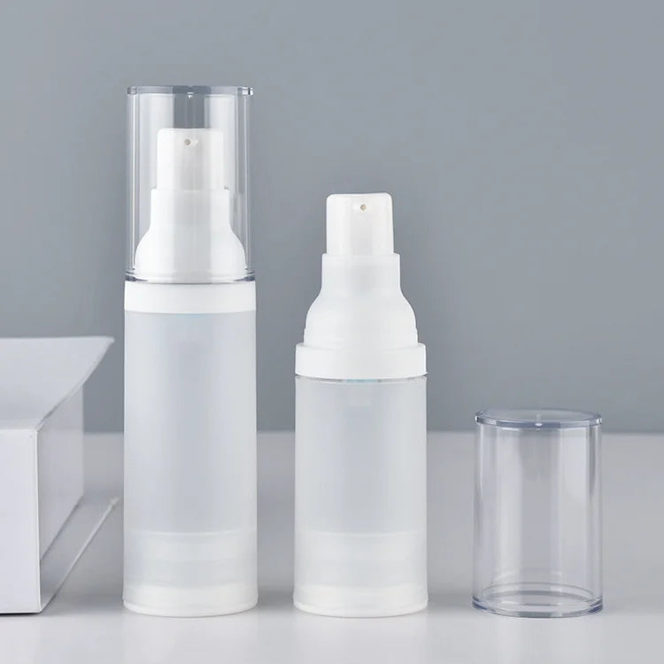 20ml 30ml 50ml Empty Frosted Matte Skincare Cosmetic Packaging Airless Serum Pump Plastic Bottle