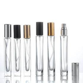Thick Bottom Vintage 10ml Round Glass Perfume Skincare Packaging Bottle Empty Refillable Glass Spray Atomizer Bottle