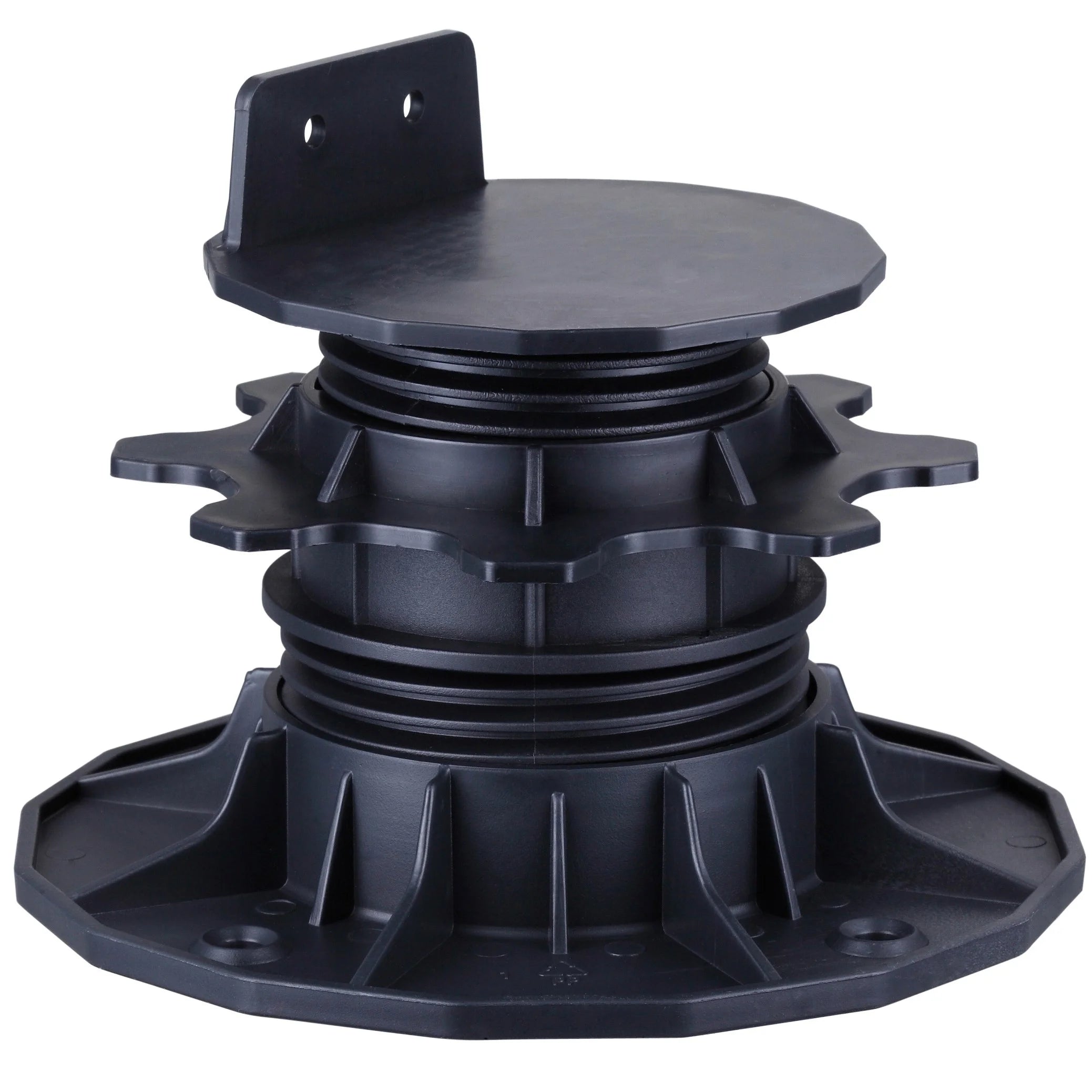 Adjustable Plastic Feet Adjustable Support Pedestal for WPC Decking Joist/Beam XF-T203B 66-100 mm (2.6"-3.9")