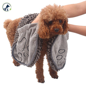 Wholesale Super Absorbent Pet Cat and Dog Bath Towel Microfiber Animal Towel