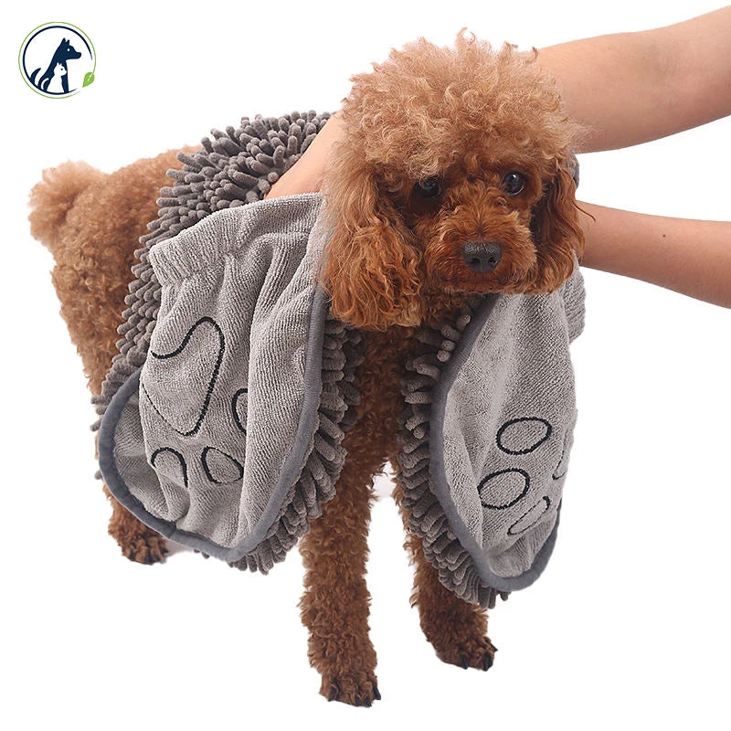 Wholesale Super Absorbent Pet Cat and Dog Bath Towel Microfiber Animal Towel