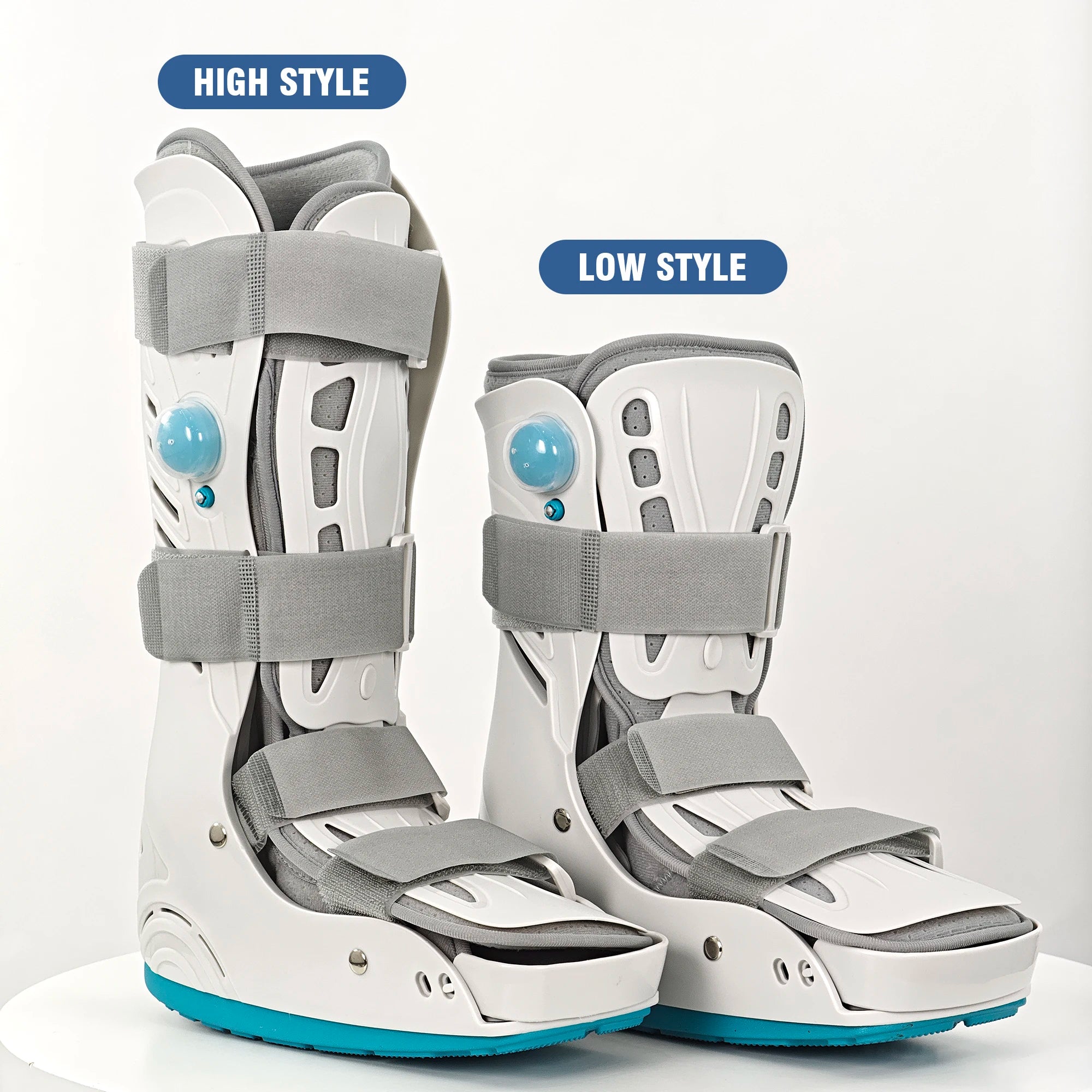 Medical Orthotics Fracture Walking Boots for Men-Breathable Mesh Cloth Hook & Loop Closure Foot Pain Relief Outdoor Cam Walker