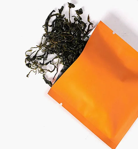 Matte Color Customized Flat Three Sides Seal Coffee Envelope Packaging Tea Bag Pouch