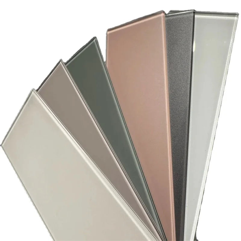 Modern Colorful Lacquered Printed Back Splash Glass Solid Structure for Kitchen and Bathroom Decor for Bedroom