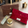 Custom Logo Velvet Travel Makeup Pouch Jewelry Packaging & Display Bag for Cosmetic and Makeup Storage Envelope Pouch