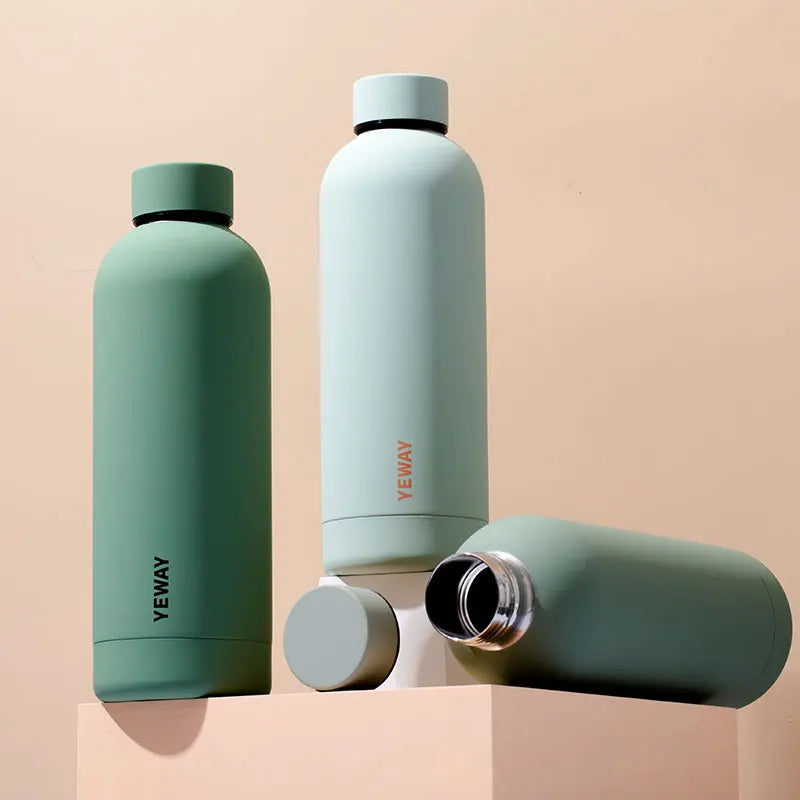 Yeway Ecofriendly Reusable Garrafas De Agua Water Bottle Directly Sell Double Wall Stainless Steel Custom Sport Water Bottle