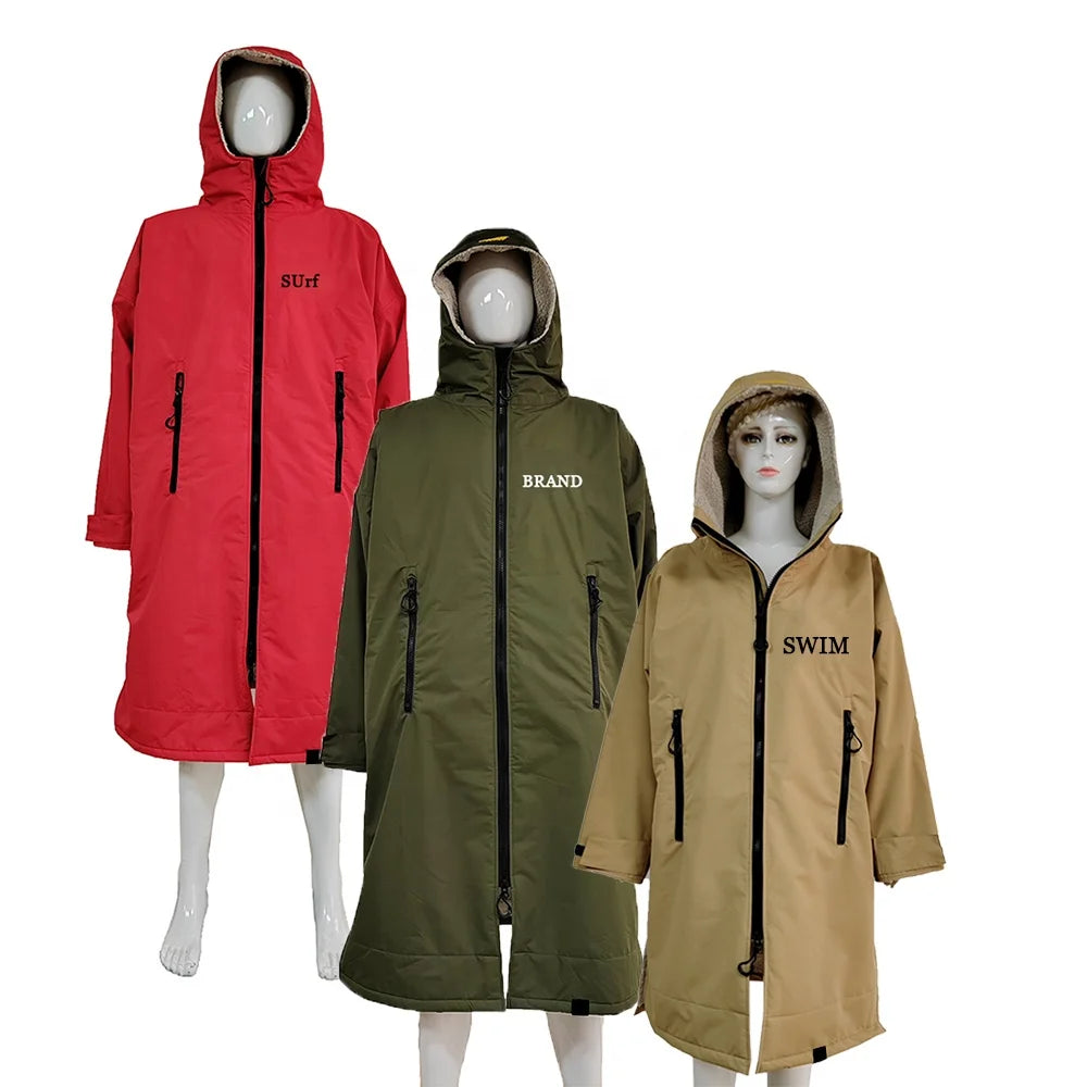 OEM Adult Kids Beach Surfing Swim Changing Poncho Windproof Waterproof Change Robe Recycled