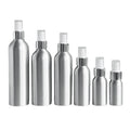 50ml 100ml 200ml 300ml 500ml 1000ml Silk Printing Shiny Fragrance Aluminium Lotion Pump Bottles with Metal Clip for Body Spray