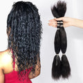 Goddess Braiding Wet and Wavy Bulk 100% Human Hair Boho Braiding Wet and Wavy Bulk