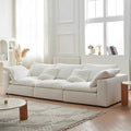 2026 Hot Selling Items Amazonn Cloud Sectional Sofa Couch with Ottoman Vacuum Compression Living Room Furniture Easy Shipping