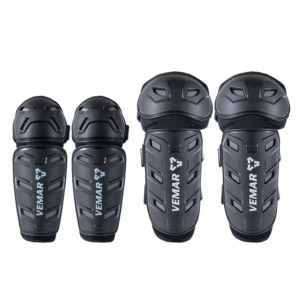 Motorcycle Knee Pad Elbow Protective Combo Knee Protector Equipment Gear Outdoor Sport Motocross Knee Pad Ventilate Four Seasons