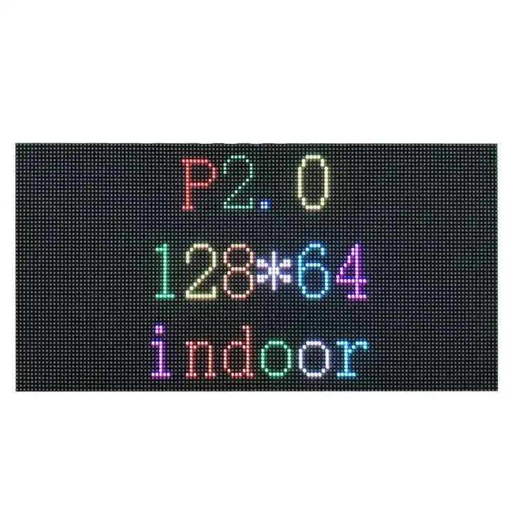 Commercial Indoor Led Display P2 P3 P4 P5 P8 P10 Panel High Refresh Rate AC Powered Advertising Billboard Module for Companies