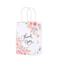 Wholesale Fancy Thank You White Kraft Paper Bag Special Day Wedding Personalised Gift Bag With Handle