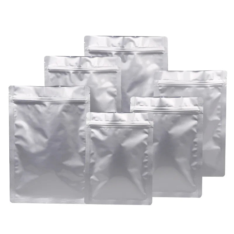 Zipper Custom Logo Plastic Mylar Food Packaging Foil Heat Seal Printing Aluminium Ziplock Bag