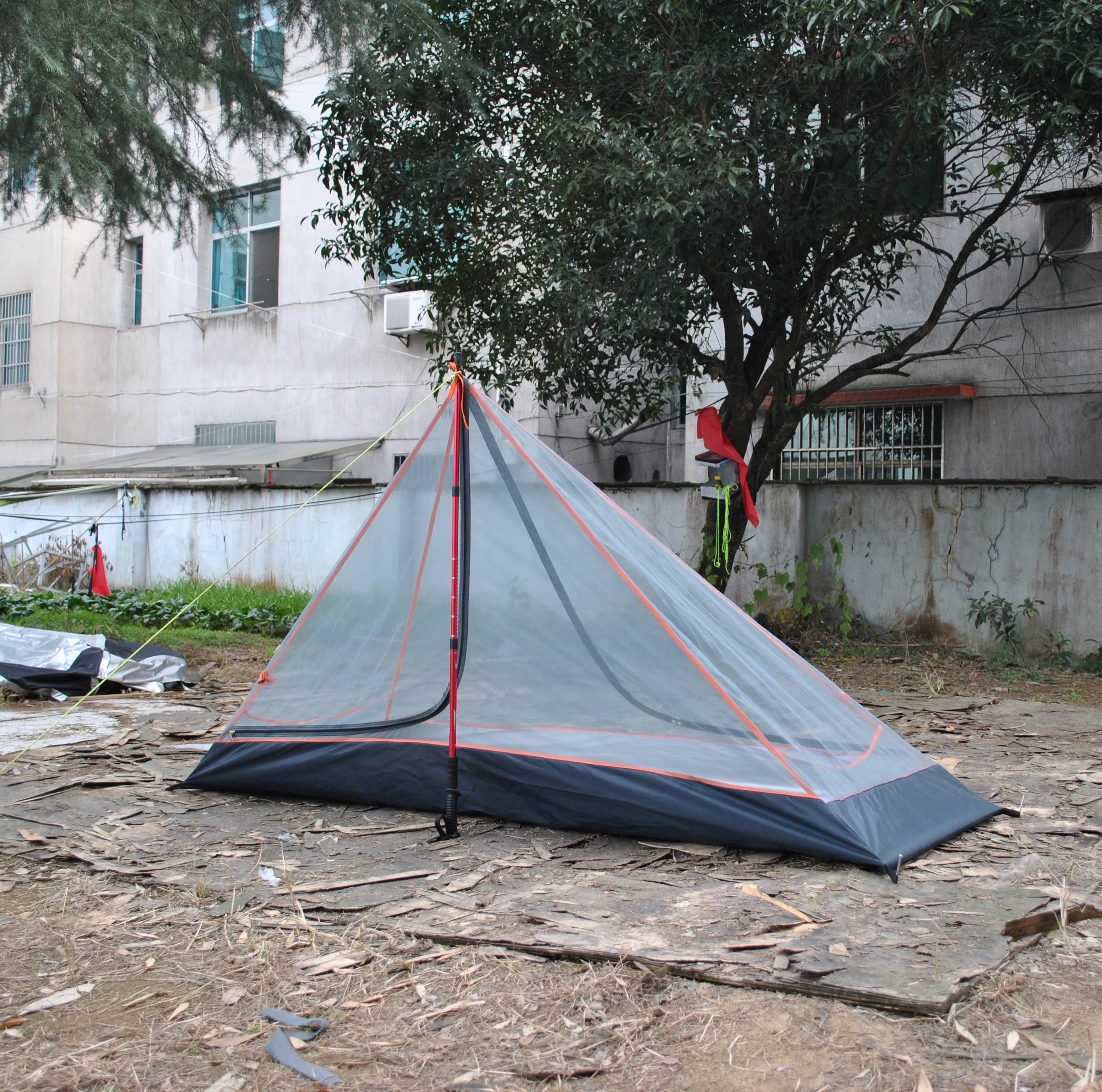 Hot Selling CZX-529 Ultralight Half Mesh Tent 1-2 Person Pyramid Breeze Summer Tent Hot Tent Series