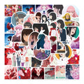 50PCS Cartoon inspirational movie The Dragon and the Freckled Princess sticker