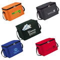 Custom Printed Promotional Water Proof 210D Polyester 6 Pack Beer Cans Cooler Bag With Logo