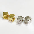 S925 Sterling Silver Square Wide Hoop Earrings Jewelry Wholesale Earrings Women Stud Fashion Jewelry Earrings