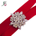 Wholesale Full Crystal Brooch Pins Women Accessories 2024 Fashion Wedding Brooches and Flower Brooch Pin