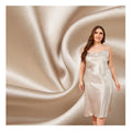 2026 Wedding Decoration Chinese Crepe Mulberrry Raw Silk Fabric Natural Milk Silk Fabric 100% Pure 16mm Silk Fabric Stain for Dr