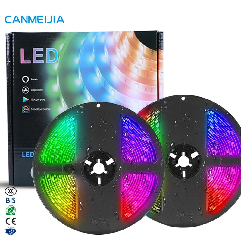 5M Rgb Aquarium Led Flexible Strip House Outdoor Cheap 12V Led Strip Light 5050 Led Light StripRgb Fountain Light for Pool