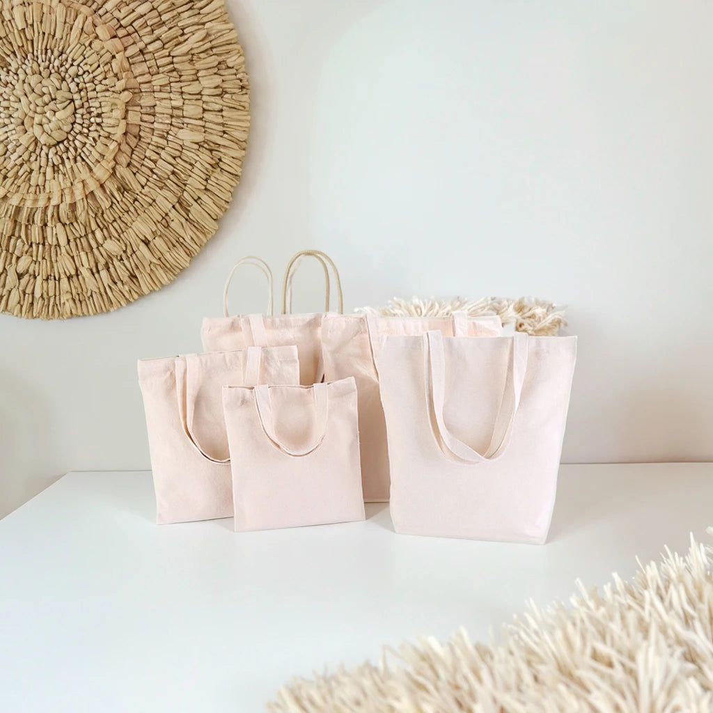 Wholesale Custom Logo Printed Jute Cotton Tote Bag 12oz PC Heat Transfer Canvas Bag Student Shoulder Strap Blank Hand