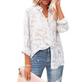 Mesh See Through Long Sleeve White Shirts Women Streetwear Flower Jacquard Button Down Shirt Women's Oversize Blouse