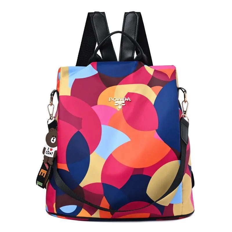 High-Capacity Lady Backpack Custom Casual Waterproof Crossbody Backpack Bag Travel Bag