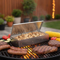 BBQ Tools Smoker Box for BBQ Grill Wood Chips Best Grilling Accessories & Utensils