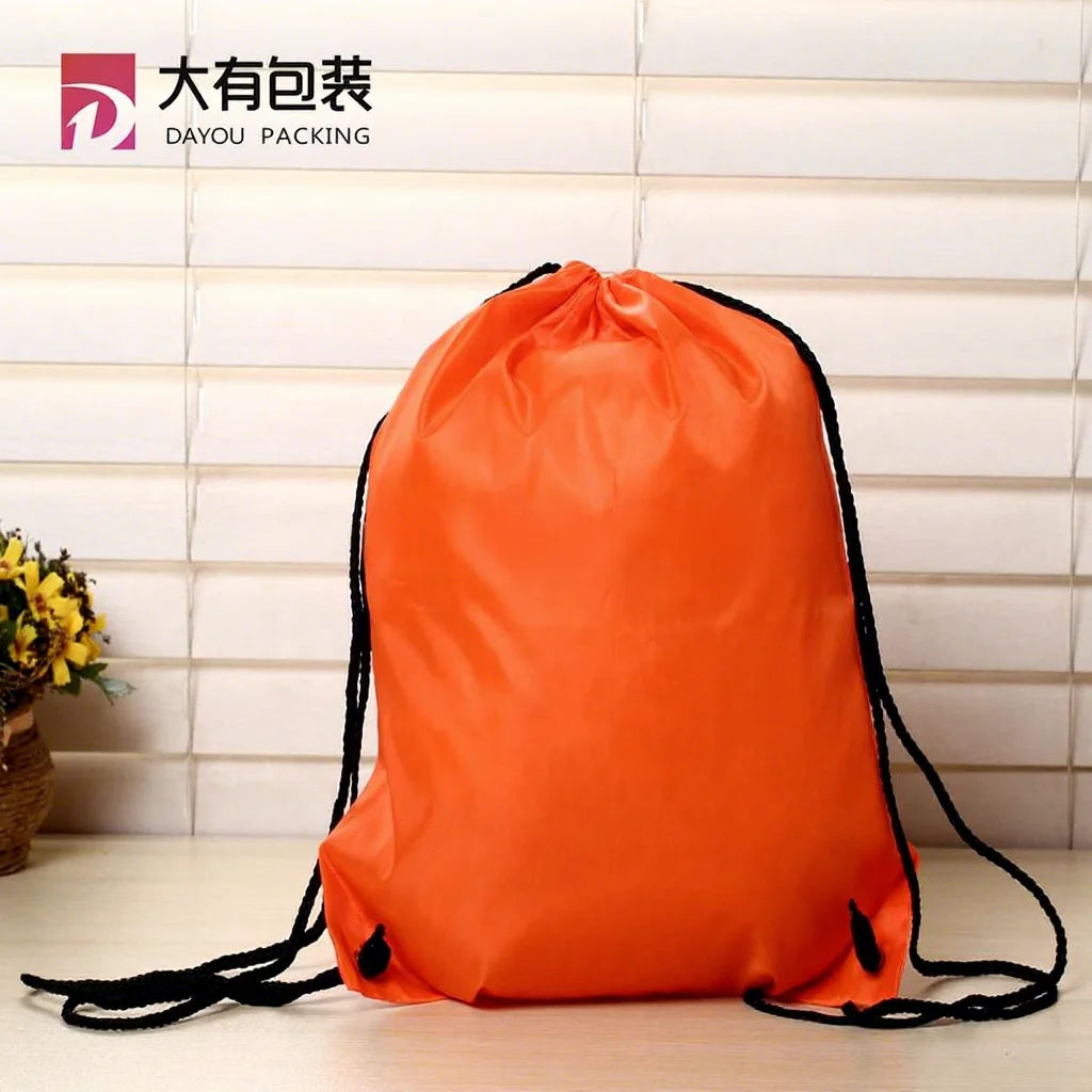 Durable Polyester Drawstring Bags Multiple Colours Custom Print Logo New Style Shopping Bags-Wholesale Dust