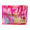 Portable Print Transparent Pvc Makeup Bag Tarpaulin Recycled Holographic Pvc Tote Bag Custom Pvc Gift Handle Bag