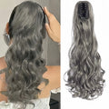 Fashion Wig Ponytail Clip Hair Extensions Fashionable Long Wavy Curly Ponytail Synthetic Hair for Daily Use