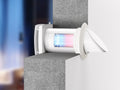 Two Operation Modes Enthalpy Heat Exchanger 92% Efficiency Modern Design Single Room Wall Mounted Ductless Heat Recovery