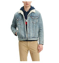 Good Quality Fashion Casual Street Outwear Denim Jacket Men Sherpa Fleece Casual Bomber Winter Jacket