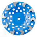 Ten 8mm Thick Arrow Segments Concrete Abrasive Tools 7 Inch Diamond Grinding Cup Wheel Grinding Tools Diamond Grinding Plate