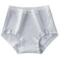 Women's Mid-Rise Lace Cotton Panties Solid Color Soft Breathable Briefs for Daily Comfort Plain Dyed for Period Underwear Daily
