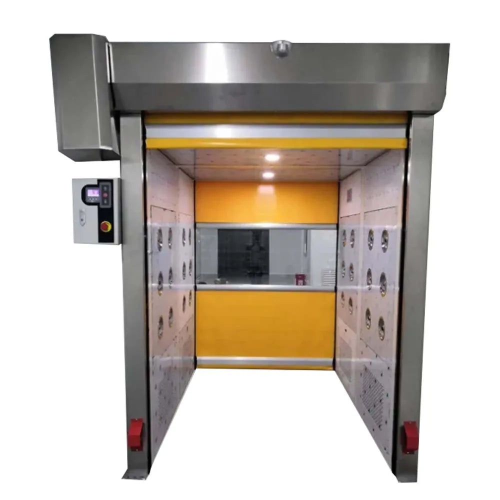 Cleanroom Equipment Cargo Air Shower With Automatic Fast-rolling Door Clean Room Cargo Air Shower