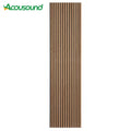 Wall and Ceiling Soundproof Slats Laminated Pet Wooden Veneera Acoustic Panel for Auditorium Hall Acoustic Panel for Home