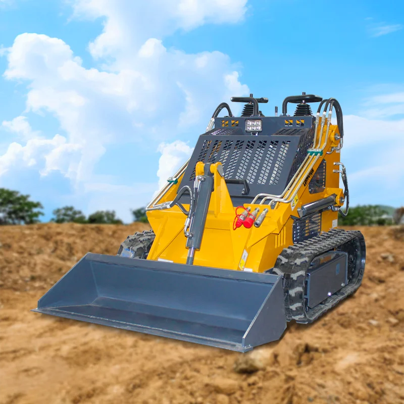 25hp Kubota Engine Crawler Skid Steer Loader 530kg Track Skid Loader with Moog Hydraulic Cylinder Core Components From China