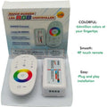 Touch Screen LED RGB/RGBW Controller 2.4G Wireless DC12-24V Touch RF Remote Control for RGB/RGBW LED Strip Led Controller
