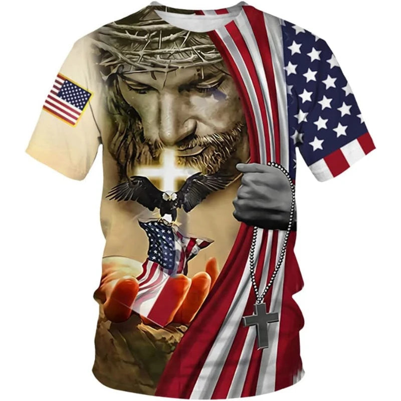 Fitspi Men's Graphic T-shirt 3d Printed Muscle Shirts Casual Short Sleeve Crew Neck Top Cool Streetwear Tees Wholesale