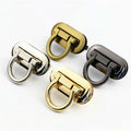 Whole Sale 42mm Alloy Bag Folding Lock Oval Shape Clasp Luggage Lock Leather Women Bag Purse Handbag Accessories Lock